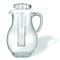 Service Ideas Plastic Water Pitcher with Ice Tube, 3.3 Liter, Smooth Body SWP33SB - alternate 1